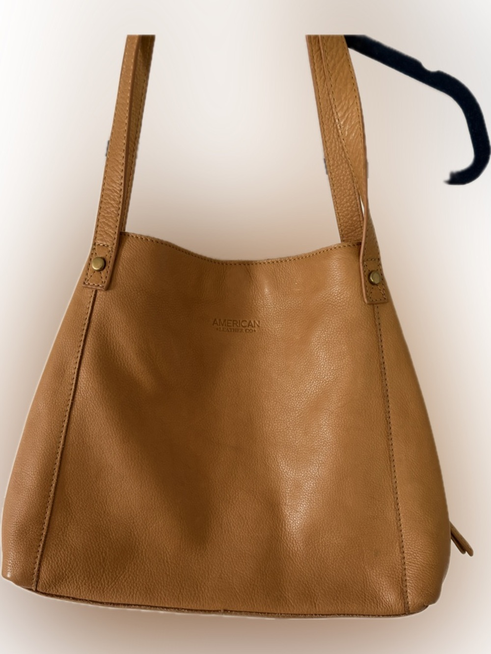 American Leather Co. tan shoulder bag